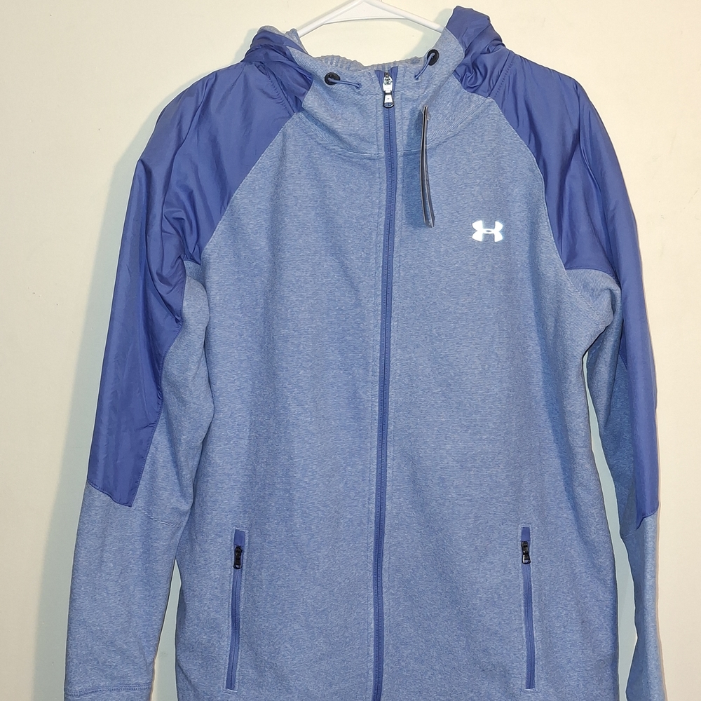 Under Armour Two-Tone Blue Jacket/hoodie